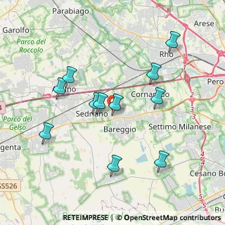 Mappa Via Cimabue, 20018 Sedriano MI, Italia (3.72364)
