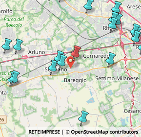 Mappa Via Cimabue, 20018 Sedriano MI, Italia (5.6835)