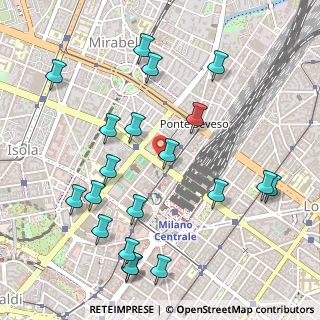 Mappa Via Tonale, 20124 Milano MI, Italia (0.592)