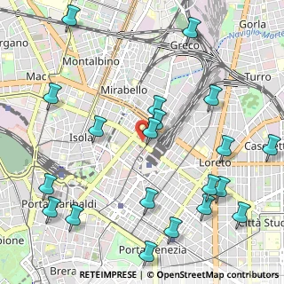 Mappa Via Tonale, 20124 Milano MI, Italia (1.347)