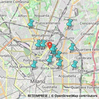 Mappa Via Tonale, 20124 Milano MI, Italia (1.57917)