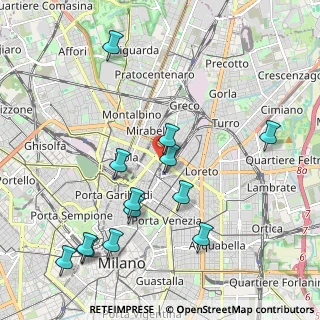 Mappa Via Copernico, 20124 Milano MI, Italia (2.29077)