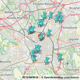 Mappa Via Tonale, 20124 Milano MI, Italia (3.73056)