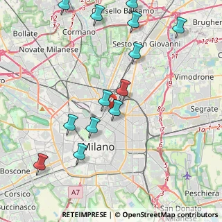 Mappa Via Tonale, 20124 Milano MI, Italia (4.75154)