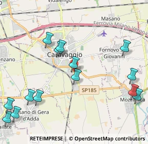 Mappa Via Marisa Bellisario, 24043 Caravaggio BG, Italia (2.82)
