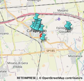 Mappa Via Marisa Bellisario, 24043 Caravaggio BG, Italia (1.286)