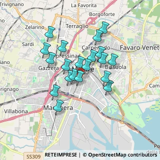 Mappa A-B, 30172 Venezia VE, Italia (1.433)