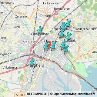 Mappa A-B, 30172 Venezia VE, Italia (1.43545)