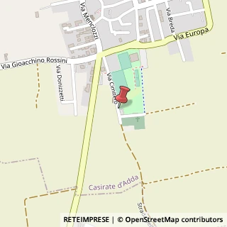 Mappa Via Centenara, 4, 24040 Casirate d'Adda, Bergamo (Lombardia)