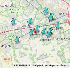Mappa Via Trento, 20018 Sedriano MI, Italia (3.27308)