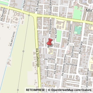 Mappa Via Egidio Meneghetti, 21, 30035 Mirano, Venezia (Veneto)