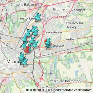 Mappa Via Borioli, 20054 Segrate MI, Italia (3.9445)