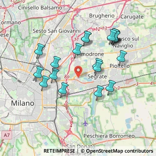 Mappa Via Borioli, 20054 Segrate MI, Italia (3.924)