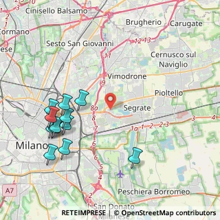 Mappa Via Borioli, 20054 Segrate MI, Italia (4.71333)