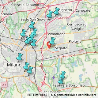 Mappa Via Borioli, 20054 Segrate MI, Italia (4.57933)
