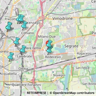 Mappa Via Borioli, 20090 Segrate MI, Italia (3.07083)