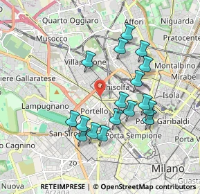 Mappa Piazza Firenze, 20149 Milano MI, Italia (1.71647)