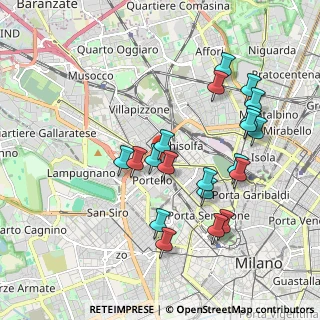 Mappa Piazza Firenze, 20149 Milano MI, Italia (1.9025)