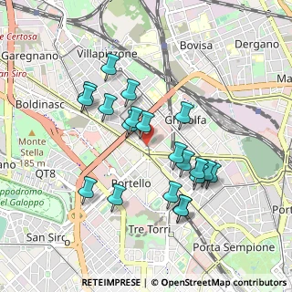 Mappa Piazza Firenze, 20149 Milano MI, Italia (0.8475)