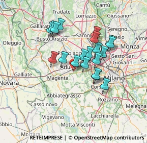 Mappa Via Edmondo de Amicis, 20018 Sedriano MI, Italia (11.3145)