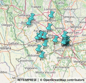 Mappa Via Edmondo de Amicis, 20018 Sedriano MI, Italia (11.2705)