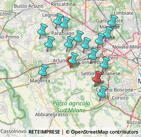 Mappa Piazza del Seminatore, 20018 Sedriano MI, Italia (6.83882)