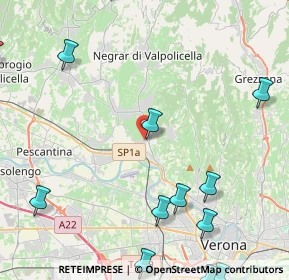 Mappa Via Pietro, 37024 Arbizzano-Santa Maria VR, Italia (6.28923)