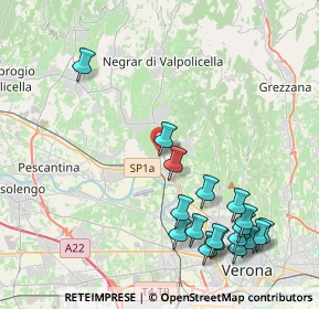 Mappa Via Pietro, 37024 Arbizzano-Santa Maria VR, Italia (4.96889)
