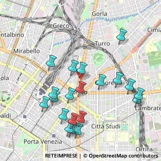 Mappa Viale Monza, 20131 Milano MI, Italia (1.083)