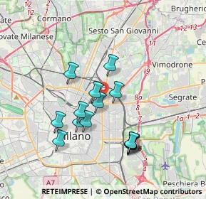 Mappa Viale Monza, 20131 Milano MI, Italia (3.18571)
