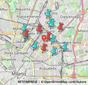 Mappa Viale Monza, 20131 Milano MI, Italia (1.36571)