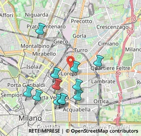 Mappa Viale Monza, 20131 Milano MI, Italia (1.98083)