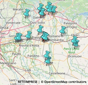 Mappa Via Fermi Enrico, 24043 Caravaggio BG, Italia (14.259)