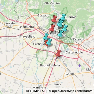 Mappa Via Europa, 25020 Flero BS, Italia (6.14182)