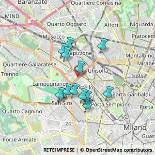 Mappa Viale Renato Serra, 20149 Milano MI, Italia (1.46692)