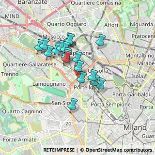 Mappa Viale Renato Serra, 20149 Milano MI, Italia (1.412)