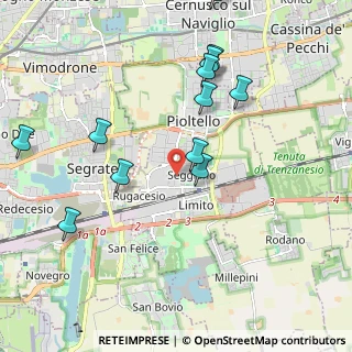 Mappa Via Antonio Canova, 20096 Pioltello MI, Italia (2.20667)
