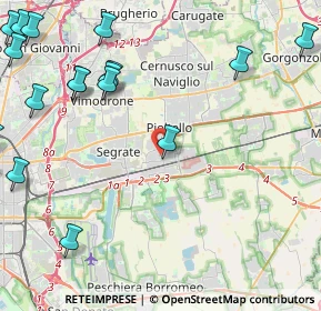 Mappa Via Antonio Canova, 20096 Pioltello MI, Italia (6.5125)