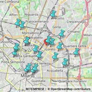 Mappa Via Mauro Macchi, 20127 Milano MI, Italia (2.1945)