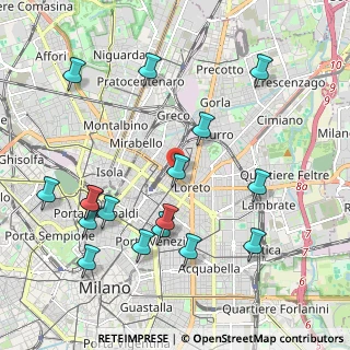 Mappa Via Mauro Macchi, 20127 Milano MI, Italia (2.31)