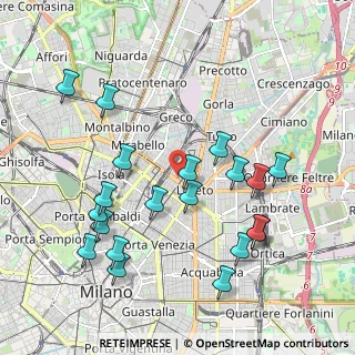 Mappa Via Mauro Macchi, 20127 Milano MI, Italia (2.1415)