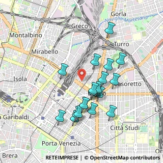 Mappa Via Mauro Macchi, 20127 Milano MI, Italia (0.845)