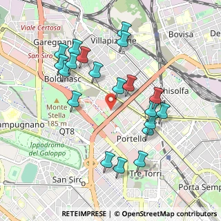 Mappa Via Vico Magistretti, 20149 Milano MI, Italia (0.978)