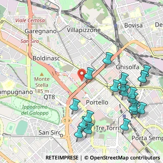 Mappa Via Vico Magistretti, 20149 Milano MI, Italia (1.2965)