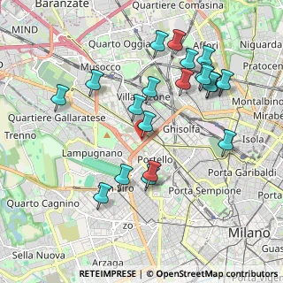 Mappa Via Vico Magistretti, 20149 Milano MI, Italia (2.0225)
