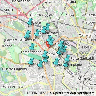 Mappa Via Vico Magistretti, 20149 Milano MI, Italia (1.558)