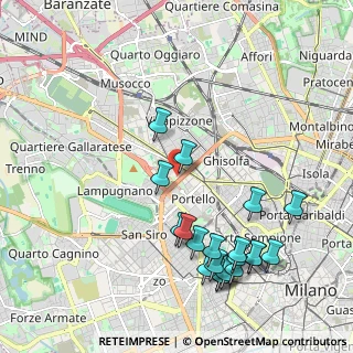 Mappa Via Vico Magistretti, 20149 Milano MI, Italia (2.3355)