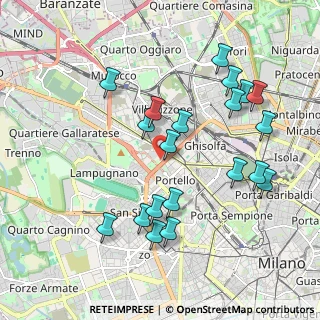 Mappa Via Vico Magistretti, 20149 Milano MI, Italia (2.0275)