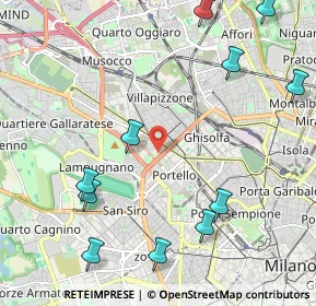 Mappa Via Vico Magistretti, 20149 Milano MI, Italia (2.68273)