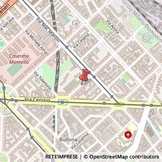 Mappa Via Principe Eugenio, 8, 20155 Milano, Milano (Lombardia)